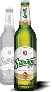 Láhve piva Samson